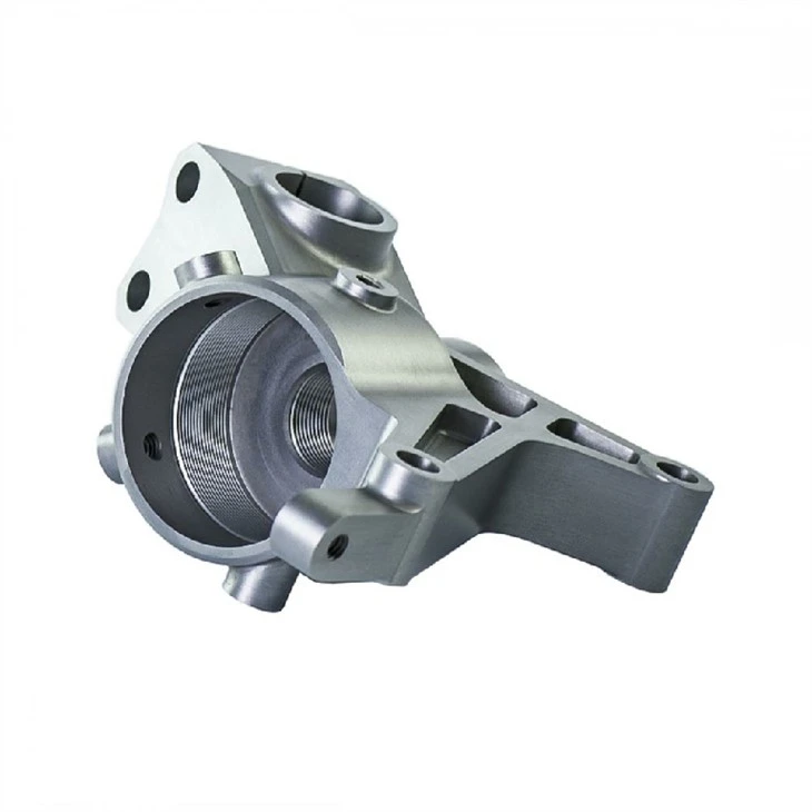 5 Axis High Speed Aluminium Brass Connector With Nut