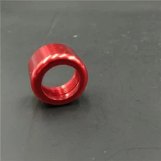 Obdelo z aluminijastimi obroči Črni anodizirani deli aluminija